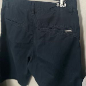 Volcom Navy shorts.  30” waist